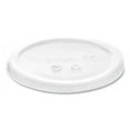 thumbnail image 1 of Vegware VDC-120H 8 oz. to 32 oz. Compostable Plastic Round Deli Pot Lids (500/Carton), 1 of 6