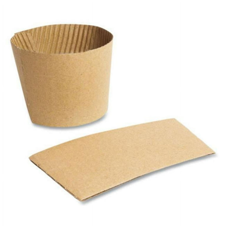 Kraft Hot Cup Sleeves, Fits Vegware 89-Series Hot Cups, Kraft, 1,000/Carton Kraft Hot Cup Sleeves, Fits Vegware 89-Series Hot Cups, Kraft, 1,000/Carton