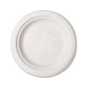 Vegware VEGWH06 6 in. Nourish Molded Fiber Tableware Plate, White - 1000 Count