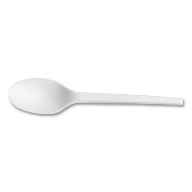 White CPLA Cutlery, Spoon, 1,000/Carton White CPLA Cutlery, Spoon, 1,000/Carton