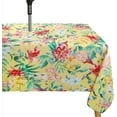 thumbnail image 1 of Vehcimbev Waterproof 84" x 60" Yellow Floral Tablecloth, 1 of 6