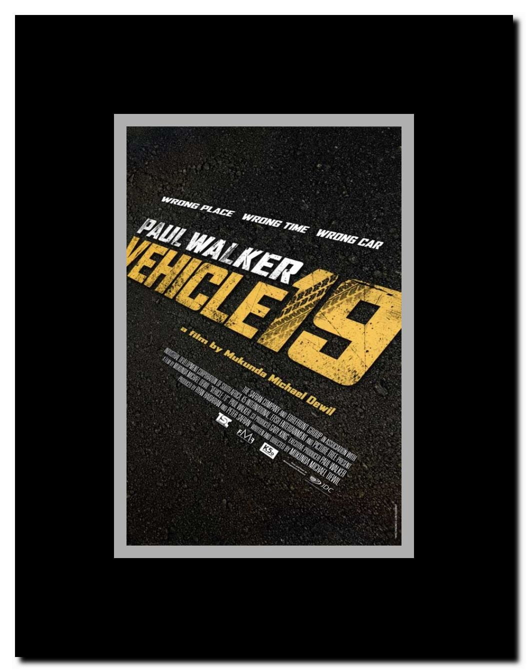 Vehicle 19 Framed Movie Poster