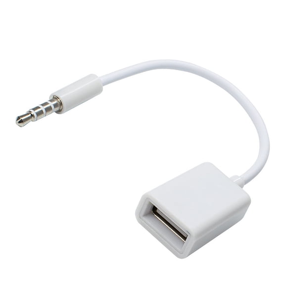 Vehicle 3.5mm USB Connection Cable Adapter for None Decoding Car Stereo Connecting Music Streaming Sound Sources