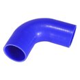 thumbnail image 1 of Vehicle 51mm 2" ID 90 Degree Elbow Coupler Silicone Hose Intercooler Tube Blue, 1 of 6