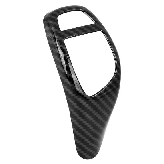 Vehicle ABS Gear Shift Knob Panel Cover Carbon Fiber Pattern Sticker for BMW F20 F30