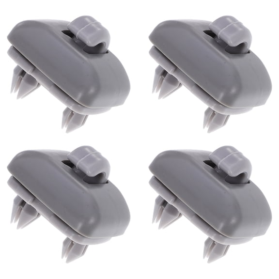 Vehicle Accessories Sun Visor Retainer Holder Car Shade Light Barrier Abs 4 Pcs