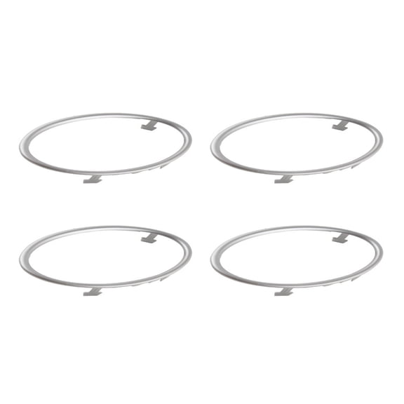 Vehicle Air Vent Air Conditioning Trim Outlet Circle Rings Sticker Decoration Enhancement for Automotive Interior