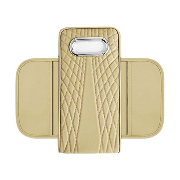 Vehicle Armrest Cover, PU Leather Material, Memory Foam Padding, Protective Layer Design, for Center Console