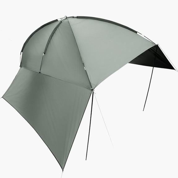 Vehicle Awning 10x7 Feet PU2000mm UV50 Plus with Extended Side Canopies Portable Storage Bag for Truck SUV Van Camper