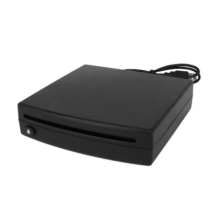 External USB CD Player for Car Portable Integrated Add-On CD Player,Black,1 Pack
