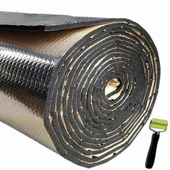 Vehicle Car Sound Deadener Reflective Insulation Mat Heat Guard 3MM 24" X 5' R7