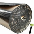 thumbnail image 1 of Vehicle Car Sound Deadener Reflective Insulation Mat Heat Guard 5MM 6" X 5' R8, 1 of 9