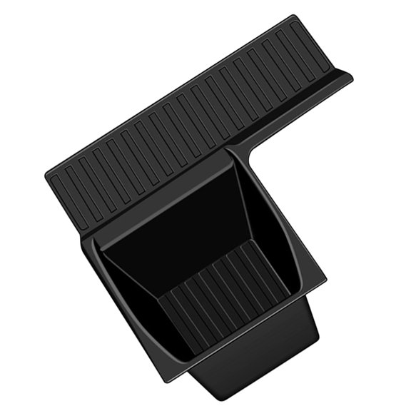 Duravixon Vehicle Center Console Storage Insert Ribbed Interior Texture Molded Open Compartment