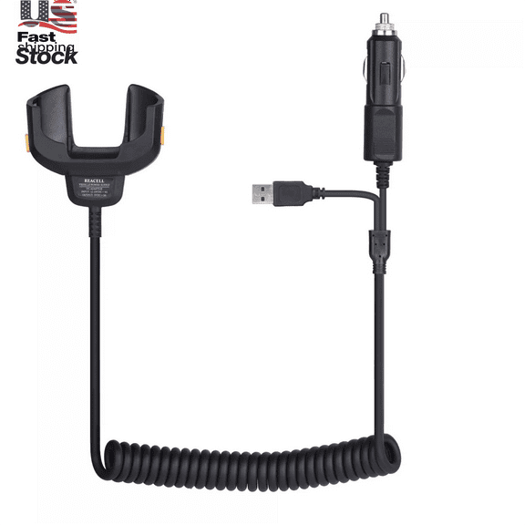 Vehicle Charger Cable for Zebra TC70 TC72 TC75 TC70X TC77 Handheld Computer - Car Quick Charger Cable Compatible with Zebra TC7X PDA Charger Accessories - Replaces CHG-TC7X-CLA1-01