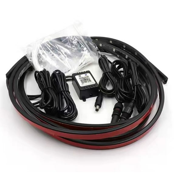 Vehicle Chassis Decorative RGB LED Strip Colorful Atmosphere Light Flowing Light Novelty Lighting Supplies