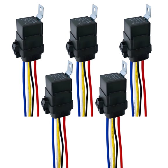 Vehicle Circuit Repair Set with 5 Pin Automotive Connector Module and Socket Harness for Wiring Service Jobs Use