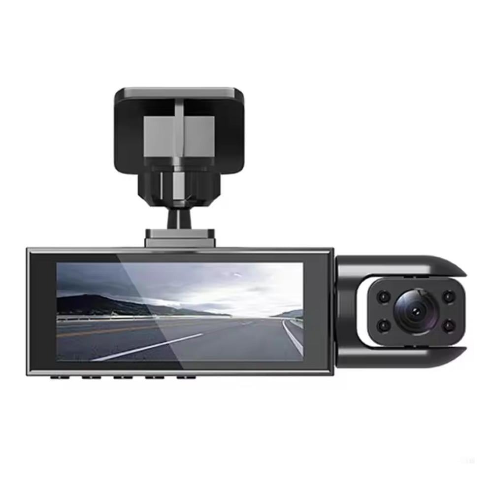 Vehicle Dashboard Camera with Triple Camera System, 4K Front Cam, Night ...