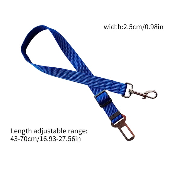 Vehicle Dog Harnesses Pet Dog Car Seat Belt Adjustable Seat Belt Is A Small And Medium-Sized Dog Travel Pet Product with Retractable Lead Rope