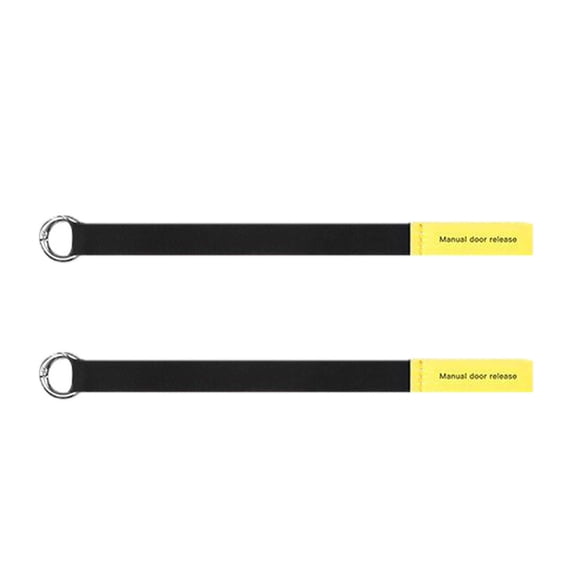 Vehicle Emergencies Escape Nylon Cord Pull String Rope Door Opening Suitable for Immediate Situations 2pcs