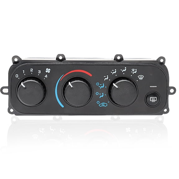Vehicle HVAC Climate Control Module Panel for Select Chrysler for Dodge Oem: 599-149 4596277A, Air Conditioning Knob Accessory Assembly-black