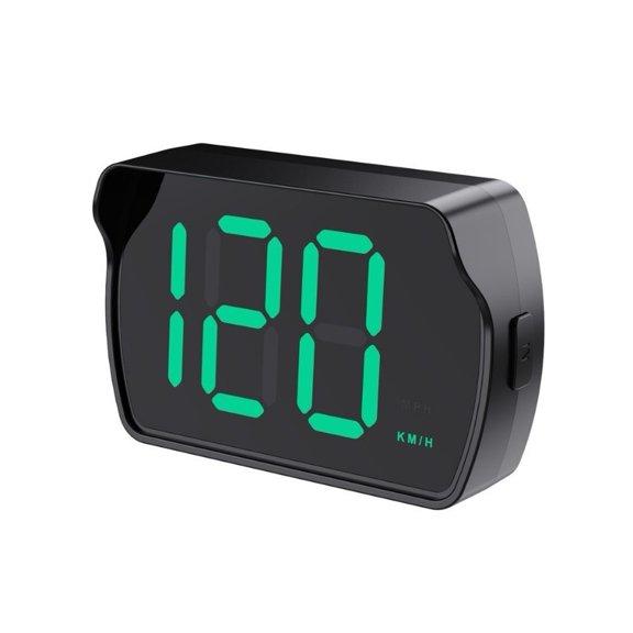Vehicle Head-Up Display HUD with KMH/MPH Switch, High-Contraction Speed Projector for Safe Driving, Fit ABS Car Gauge, Low Power Consumption, Black