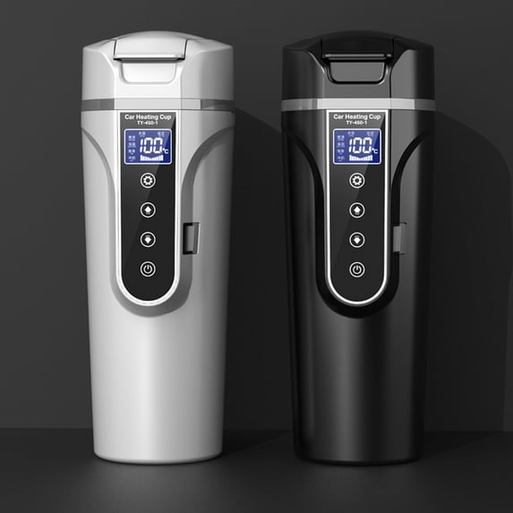 Vehicle Heated Cup,Vehicle Heated Water Preservation 12.0v Car Kettle Heat Preservation 24v Vehicle Water 12.0v Car 24v Water Cup Kettle Heat Preservation 12.0v Cup Kettle Heat Ajcoflt White