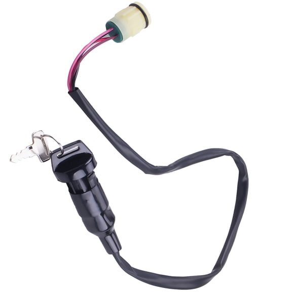 Vehicle Ignition Key Switch Black Color for Honda ATV Models Old/Damaged Spare Switch