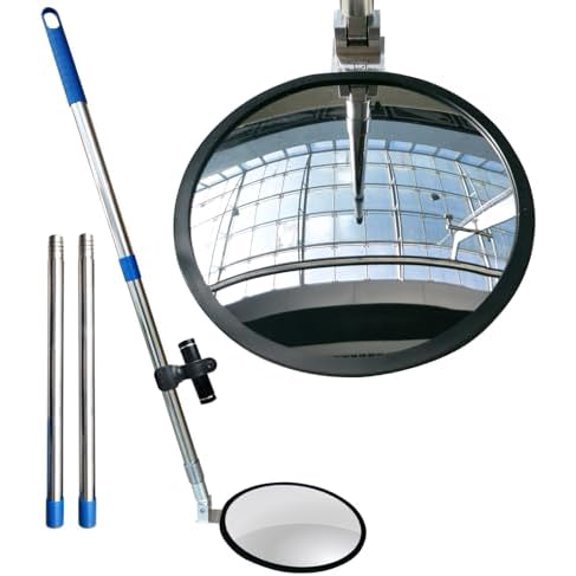 Under Vehicle Inspection Mirrors Telescoping Search Mirror on a Long Stick for Security Check Under Cars, Truck, Equipment, Over Shelves and Gutters$$Tools & Hardware Other