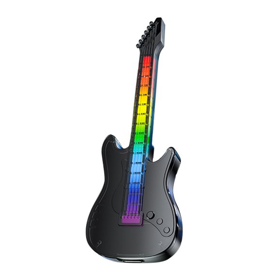 Vehicle Interior Upgraded Guitar Shape Air Vent Atmospheres Light Including Colorful Effect for Enhanced Freshness Scent