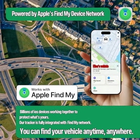 Vehicle Magnetic Hidden GPS Tracker  365-Day Battery Life, No Subscription, Car Tracker Device Hidden (iOS Tracker)
