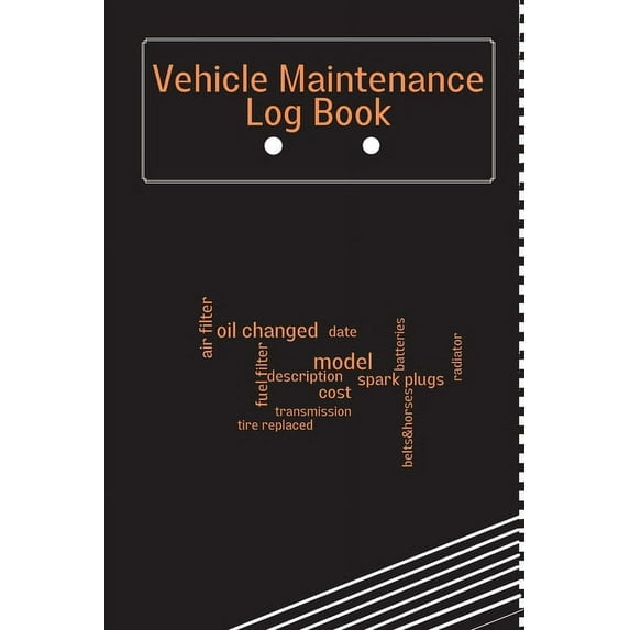 Vehicle Maintenance Log Book: Simple Car Maintenance Log Book, Car Repair Journal, Oil Change Log Book, Vehicle and Automobile Service, Cars, Trucks, And Other Vehicles (Paperback)