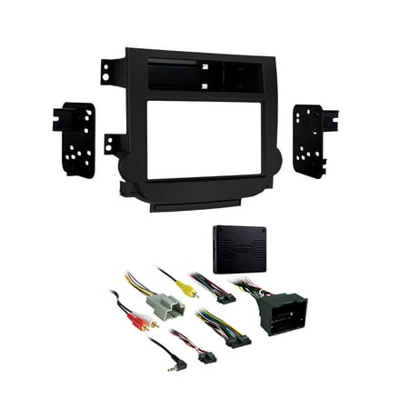 Metra - Double DIN Installation Kit for Chevrolet Malibu with Auto Climate 2013-up - Black