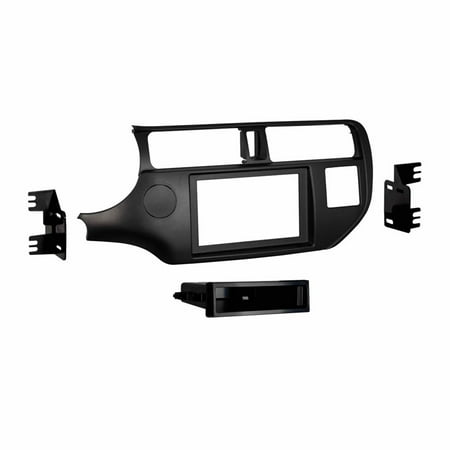 Metra - Radio Installation Kit for 2016 and later Kia Rio Vehicles - Matte black