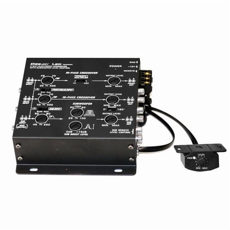 Vehicle Multi-Amplifier Crossover with RCA Inputs & Outputs