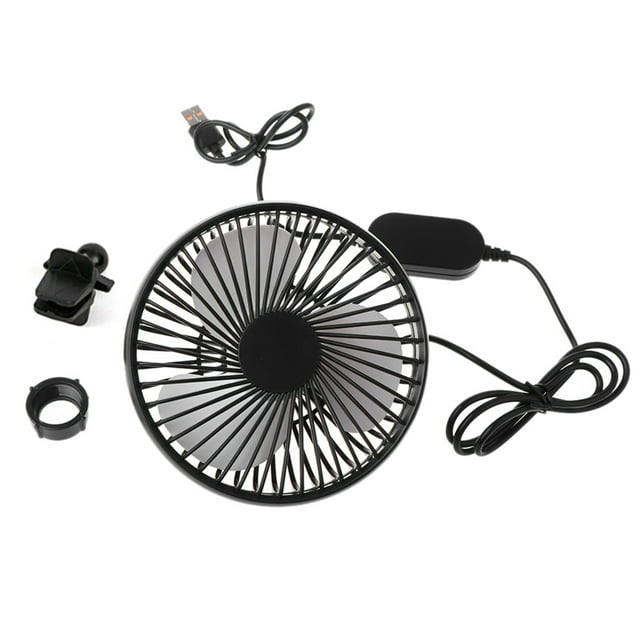 Vehicle Multifunctional Fan Car Air Vent USB Electric Fans With ON OFF