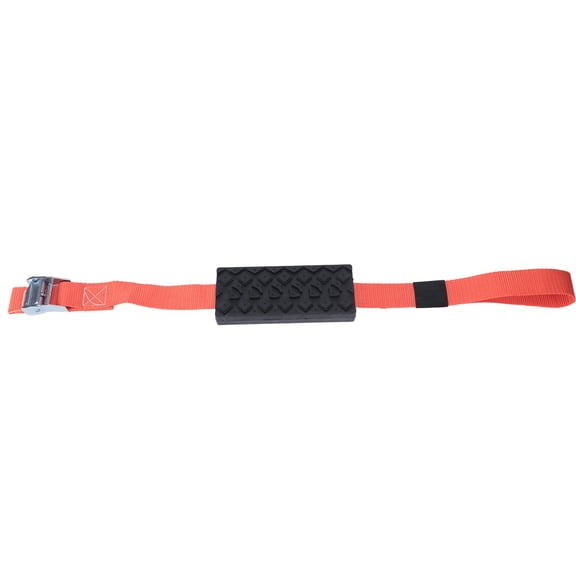 Vehicle Off-Road Traction Boards with Attached Straps for Temporary Tire Support on Sand, Mud, and Slippery Ground Conditions