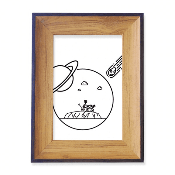 Vehicle Planetary Shield Meteorite Photo Frame Exhibition Display Art Desktop Painting