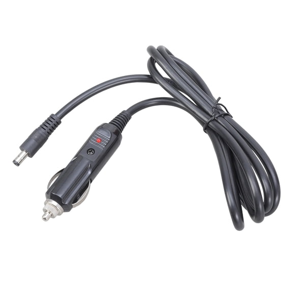 Vehicle Power Supply Cord with DC5.5x2.1mm DC5521 Connector Adapter for 12V 24V Use