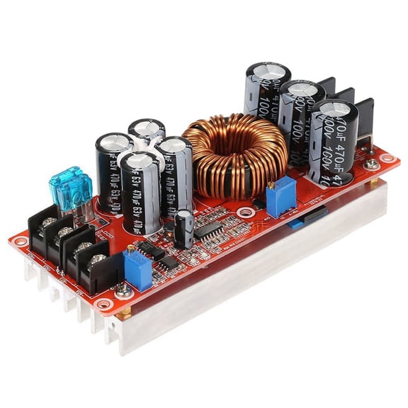 Vehicle, RV and Solar 1200W 20A Non-Isolated Boost DC-DC Converter 8-60V to 12-83V Adjustable CC 1 Pack BT07CCCV-A