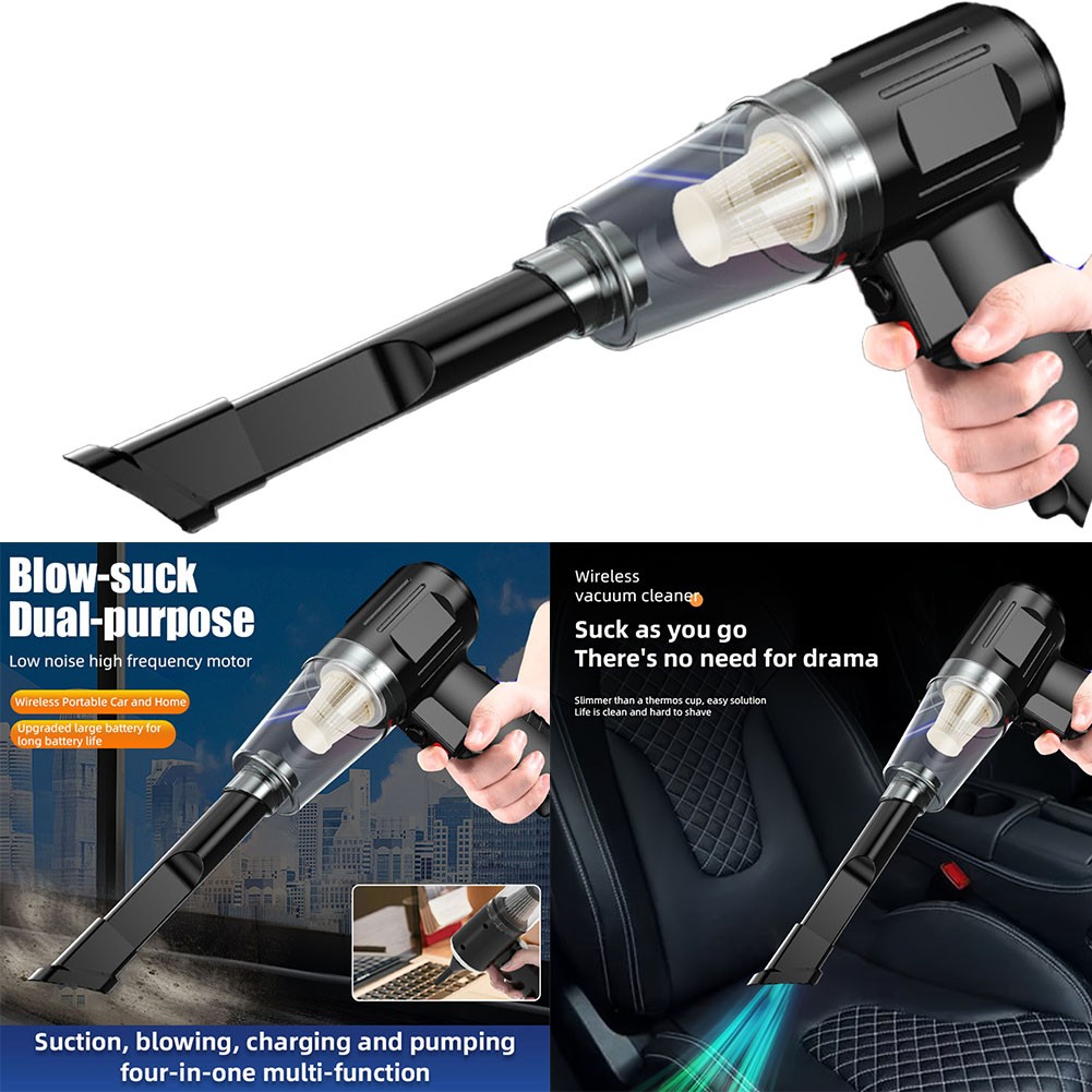 Vehicle Rechargeable Vacuum Cleaner with Strong Suction Cordless Dust