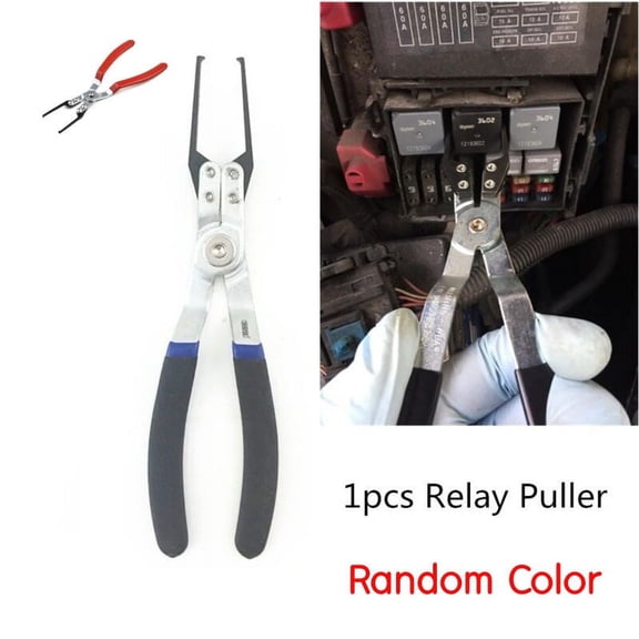Vehicle Relay Puller Pliers Tool Car for removing Fuse Thin tips 1 Pcs Electrical Extractor for heavy duty Mechanic