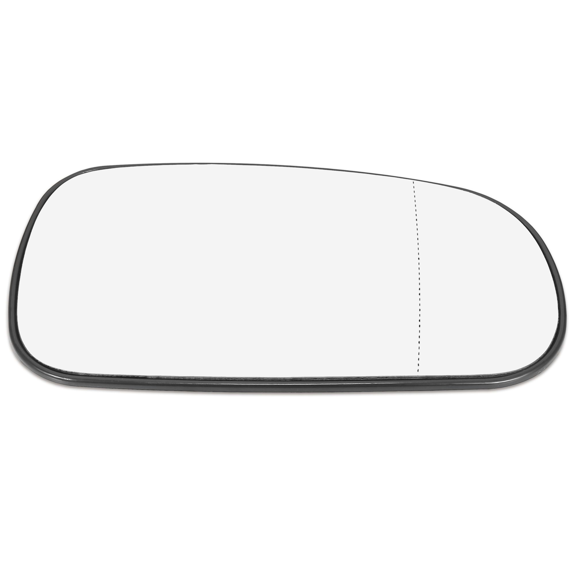 Vehicle Right Side Heated Mirror Glass Double Curved with Backing Plate