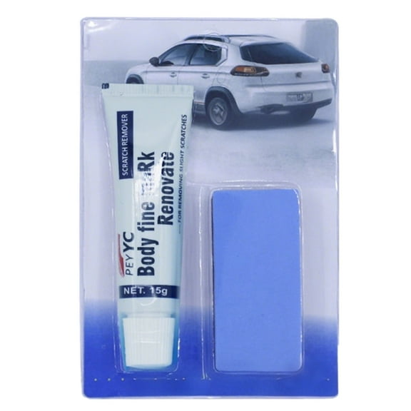 Vehicle Scratch Remover Paste for All Cars Car Wax Polish with Sponge Scratch Kit for Automotive Paint Restoration and Shine