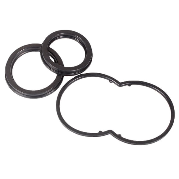 Black Rubber Gasket Set for Vehicle Seal Replacement, OEM 2771004 Reference, 1 Set Automotive Assortment for Repair Matching Use Needs