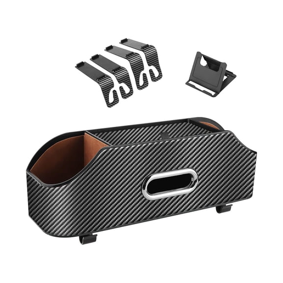 Vehicle Seat Back Storage Box Car Backseat Organizer Partition Design Car Travel Accessories