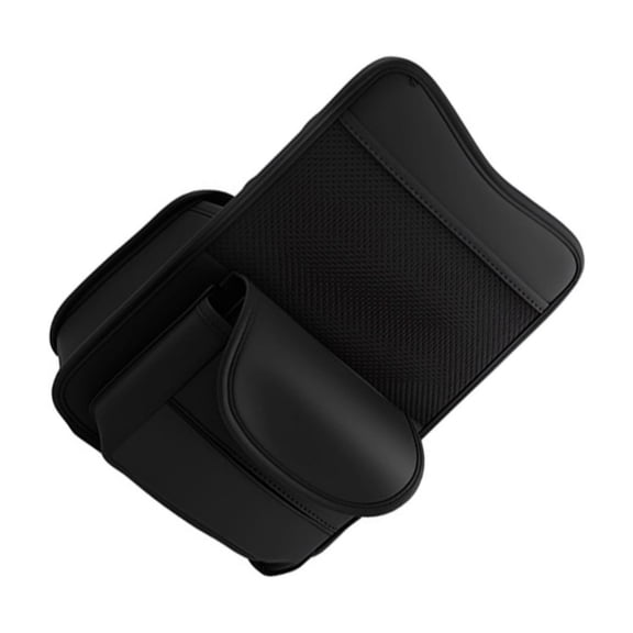 Vehicle Seat Organizers Safety Partition with Storage Pockets PU Leather Car Accessories Installation For Pet