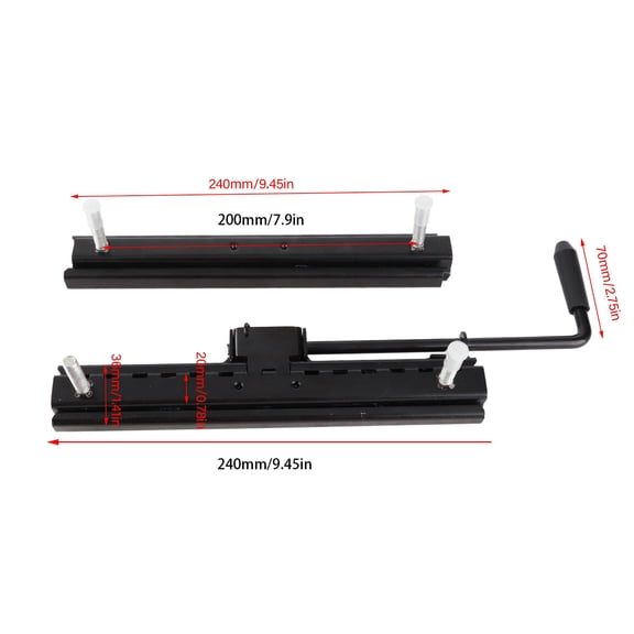 Vehicle Seat Slider Track Seat Slide Set, Adjustable High Accuracy Vehicle Seat Slider Track Practical for ATV