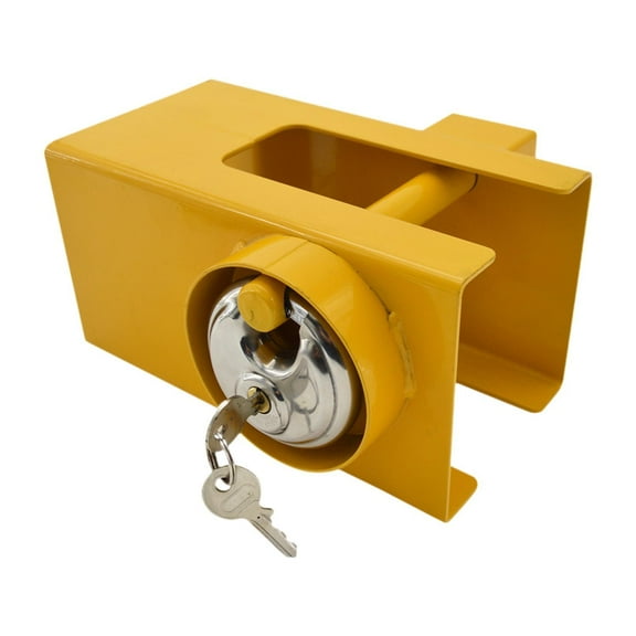Vehicle Security Lock Trailer Hitch Lock Coupler Lock Durable Steel Construction for RV Truck and Off Road Trailer Use
