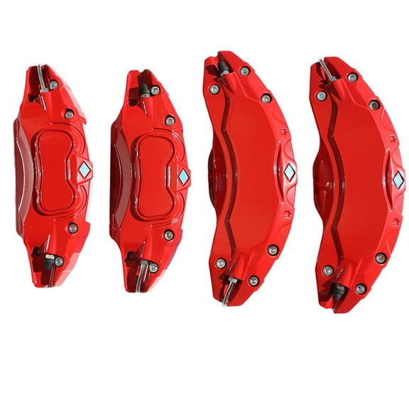 Vehicle Specific Brake Caliper Cover Aluminum Construction Secure Installation For Y Sporty Appearance