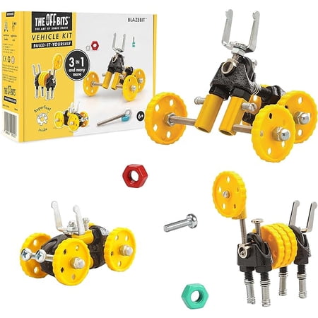 Vehicle Stem Building Toys, Educational Build Your Own Robot Toy for Kids Age 6 7 8 9+ Year Old Boys and Girls, Stem Toys Engineering Kit, Construction Toys Steam Gift - BlazeBit